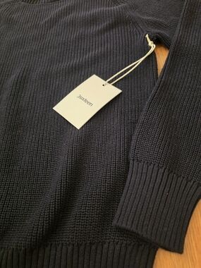 3sixteen Men's Black Knit Sweater